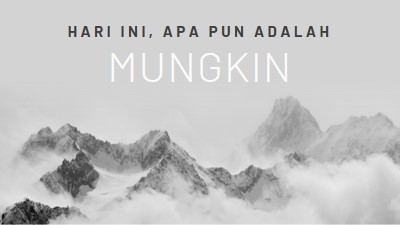 Pindahkan gunung gray modern-simple