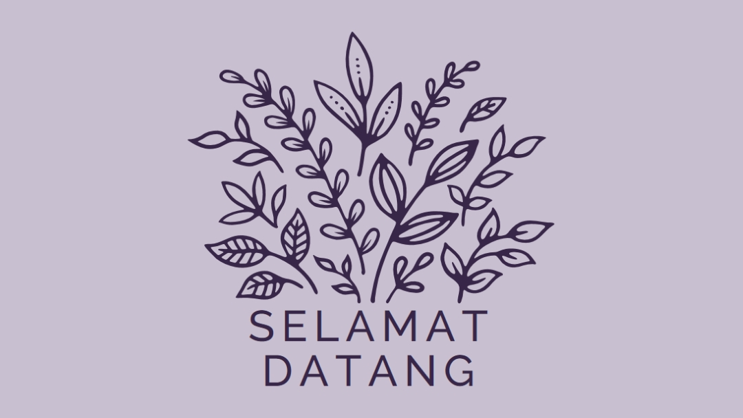 Halo yang di sana purple whimsical-line
