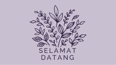 Halo yang di sana purple whimsical-line