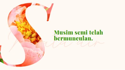 Pemangsa musim semi pink vintage-botanical