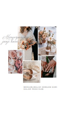 Perpanjangan romantis white modern-simple