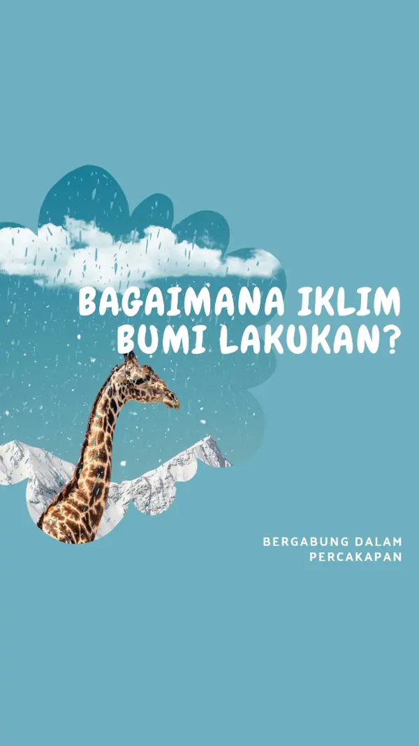 Mari kita bicara tentang perubahan iklim blue whimsical-color-block