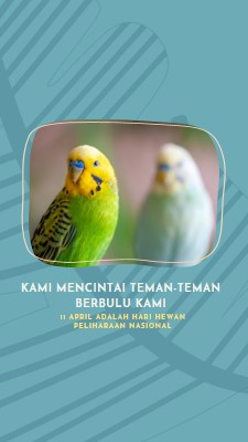 Bulu bersama-sama blue organic-simple