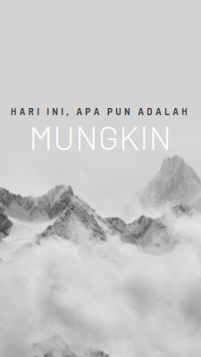 Pindahkan gunung gray modern-simple