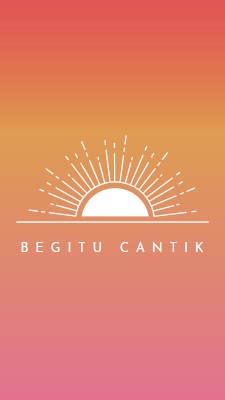 Begitu cantik seperti matahari terbenam red organic-boho