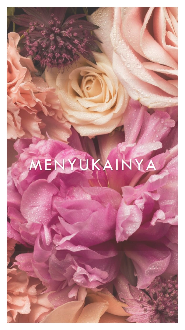 Perasaan bunga pink modern-simple