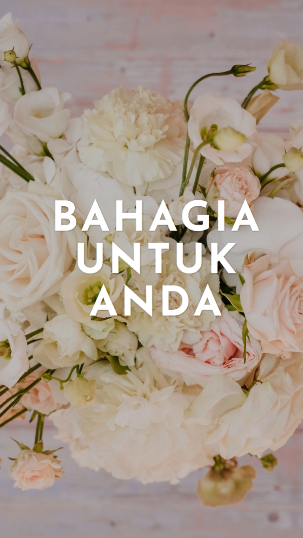 Buket yang menyenangkan purple modern-simple