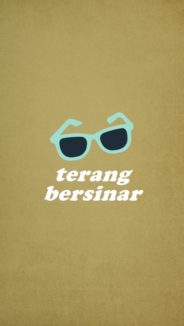 Sinar matahari cerah bersinar green vintage-retro
