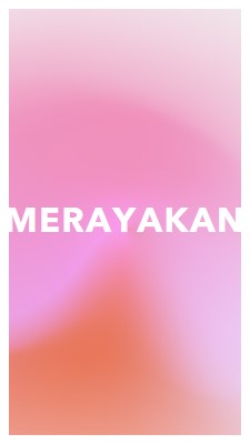 Mari kita rayakan dengan gaya pink modern-bold