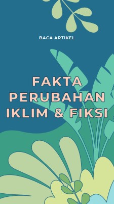 Fakta tentang perubahan iklim blue whimsical-color-block