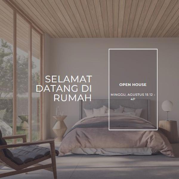 Beristirahatlah dengan tenang brown modern-simple