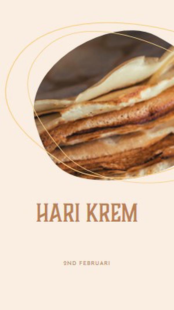 Ini adalah hari crepe brown organic-simple