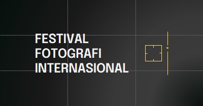 Festival fotografi internasional black modern,moody,camera,grid,geometric,pattern