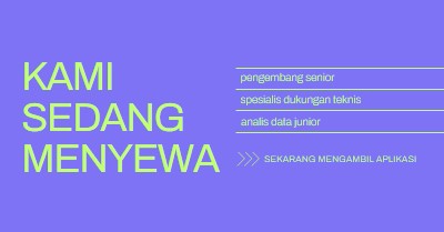 Sekarang mengambil aplikasi purple bold,bright,neon,minimal,modern,simple