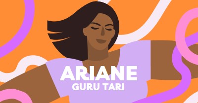 Terhubung dengan guru tari purple simple,illustrated,squiggles,playful,graphic,bold