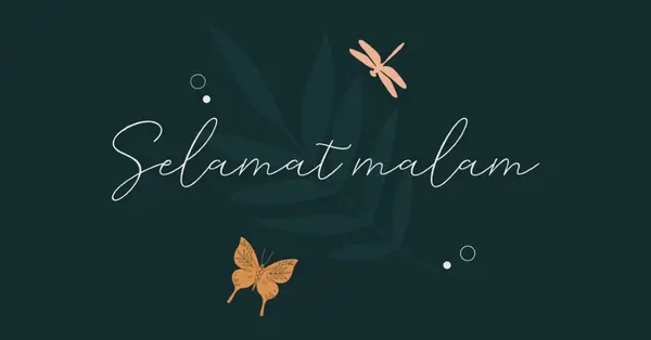 Malam yang menyenangkan sederhana blue whimsical,bohemian,graphic,simple,motif,handwriting,illustration,