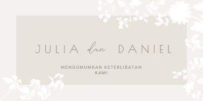 Taman cinta gray vintage-botanical