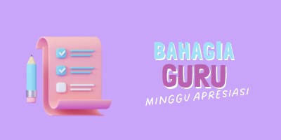 Minggu Apresiasi Guru purple whimsical-color-block