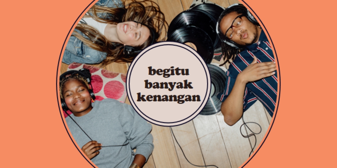 Begitu banyak kenangan orange vintage-retro
