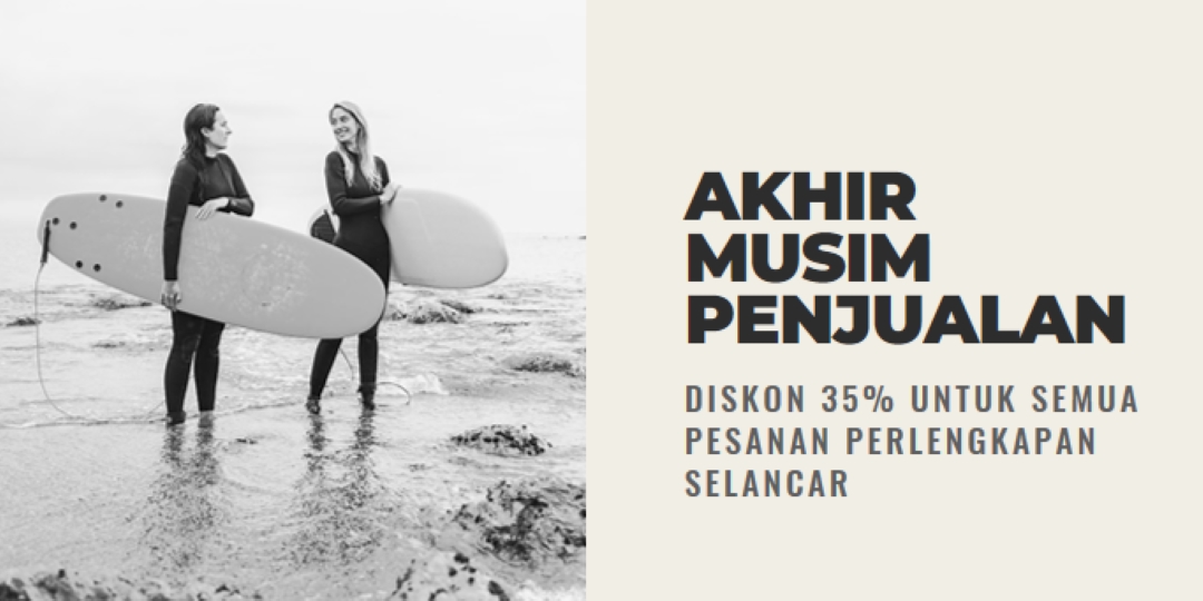 Kebahagiaan pantai gray modern-bold