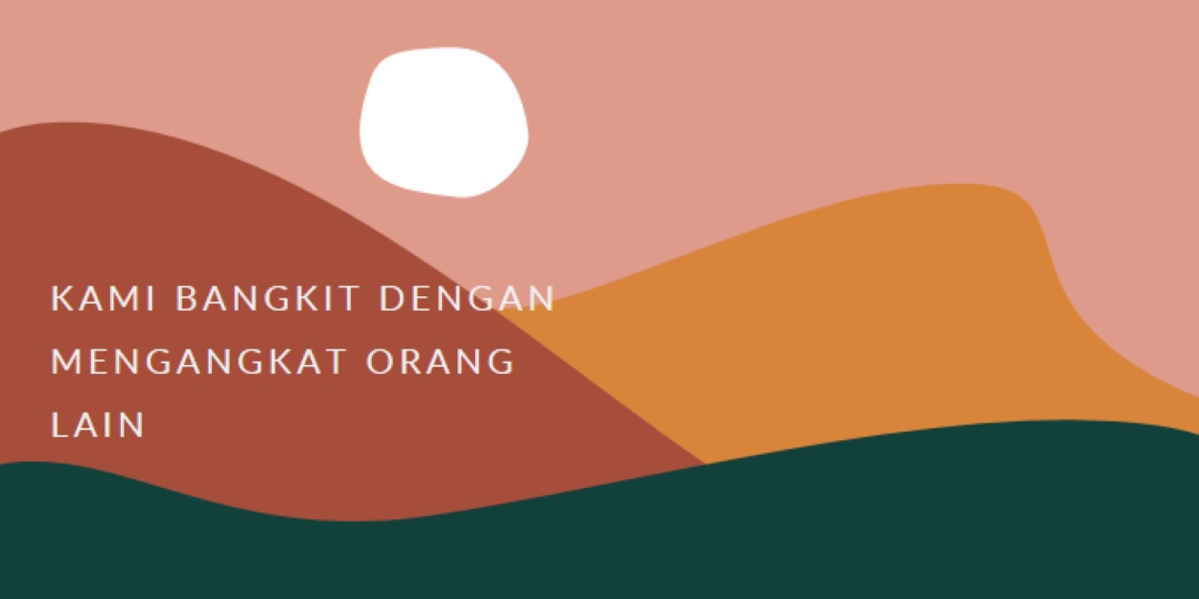 Menyemangati matahari terbenam pink organic-boho