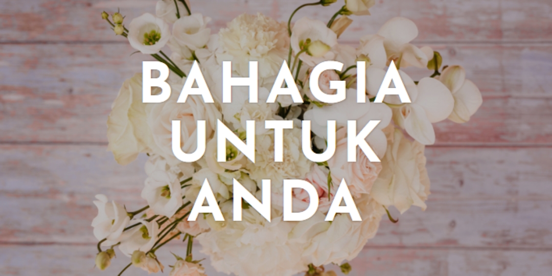 Buket yang menyenangkan purple modern-simple