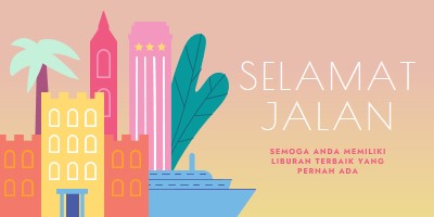 Selamat Jalan pink modern-color-block