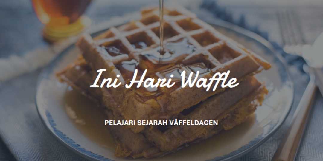 Ini Hari Waffle blue modern-simple