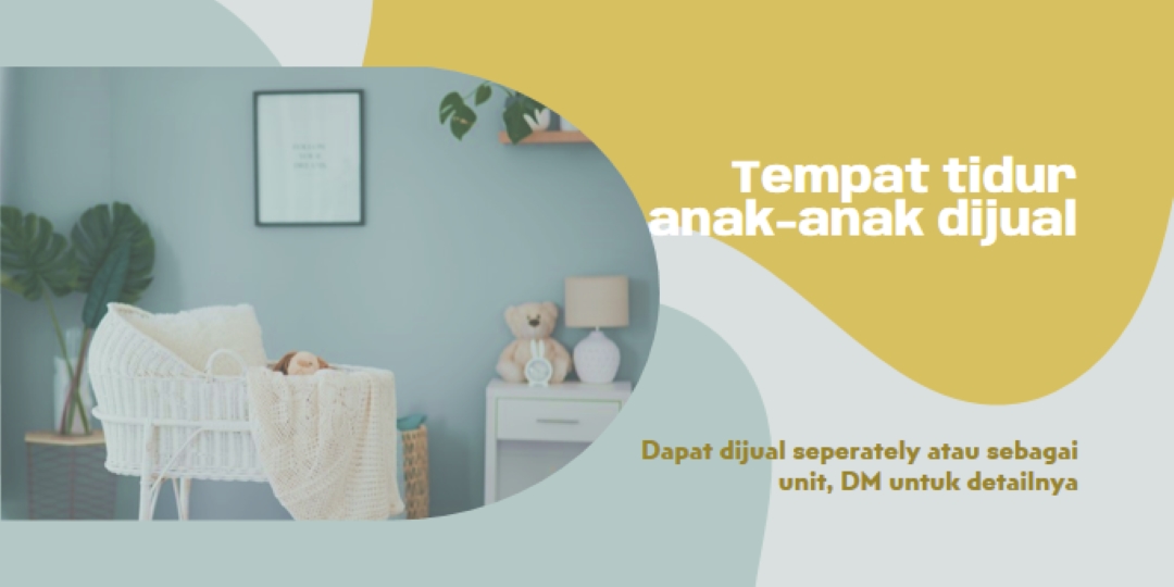 Tempat tidur utama blue organic-simple