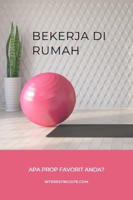 Bekerja di rumah gray modern-bold