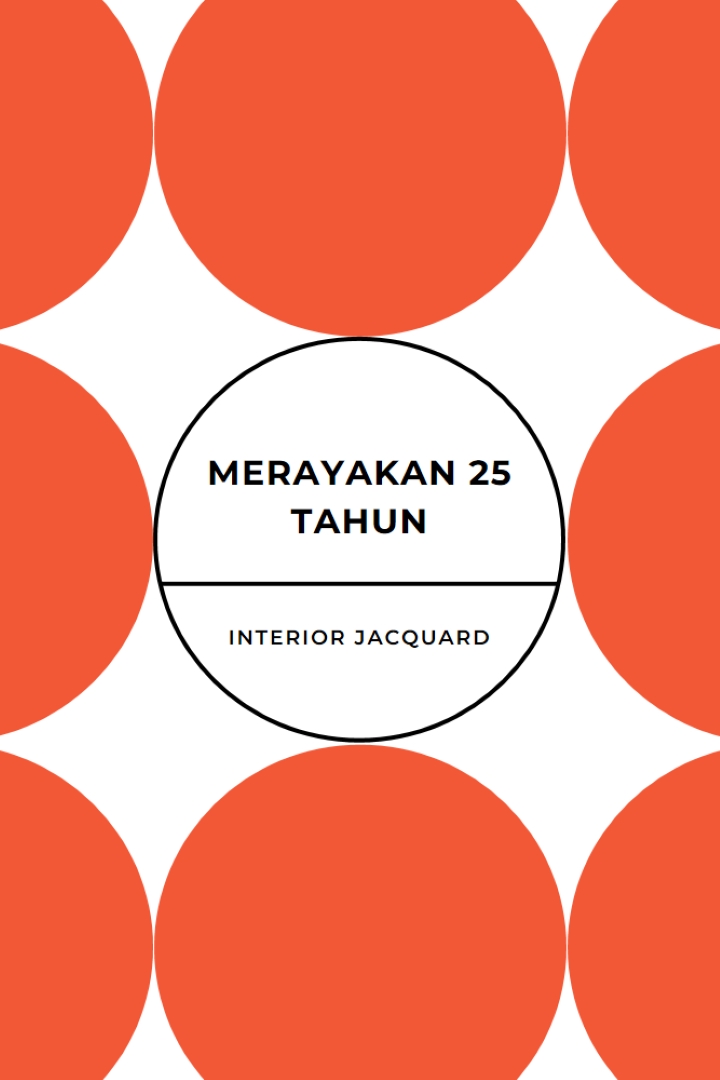 Merayakan 25 tahun orange modern-geometric-&-linear