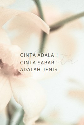 Catatan cinta white modern-simple