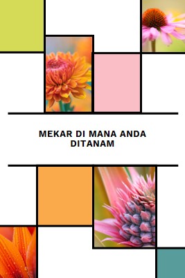 Mekar di mana Anda ditanam white modern-geo-&-linear