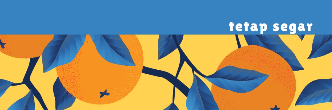 Tetap segar blue organic-simple