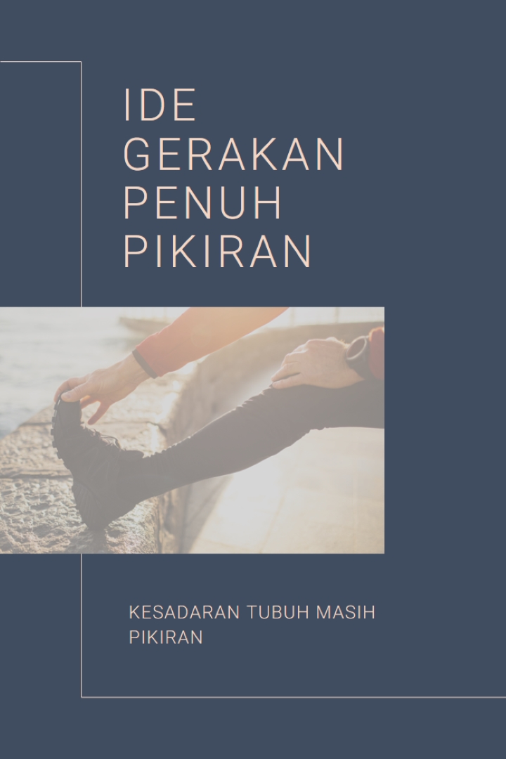 Peregangan akhir blue modern-simple