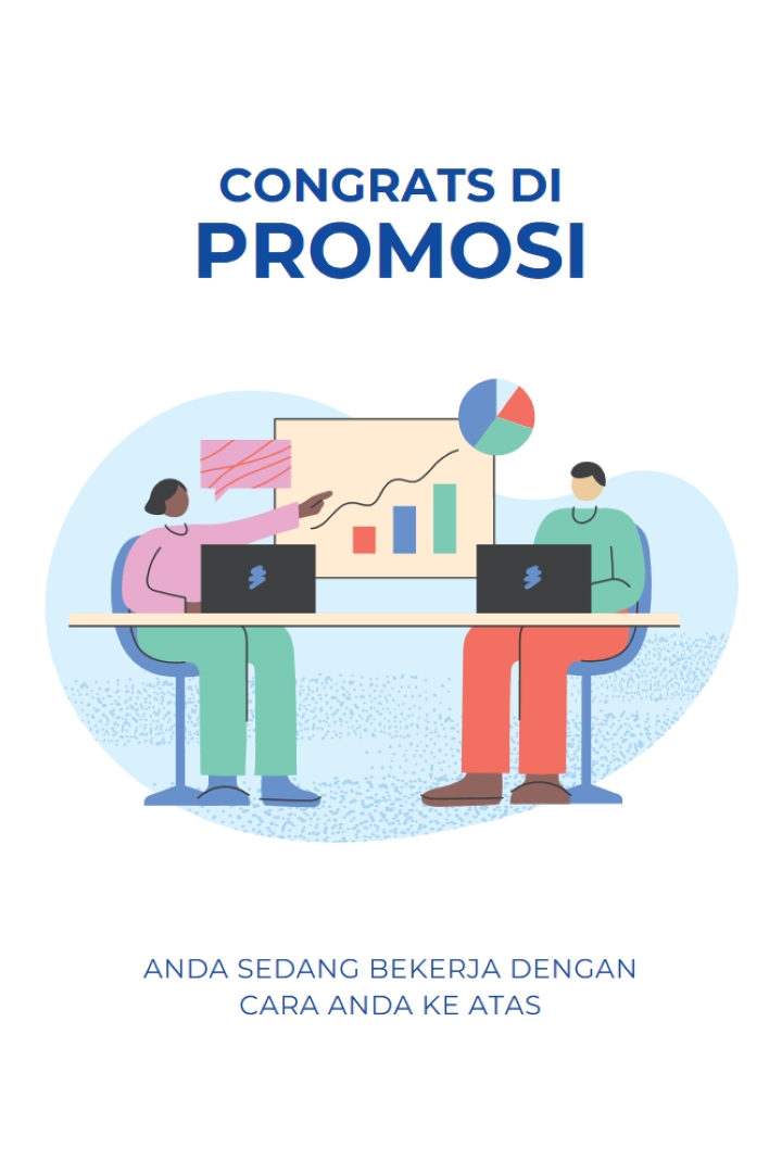 Promosi selamat white whimsical-line