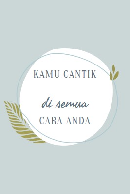 Indah dengan segala cara Anda blue organic-simple