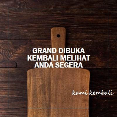 Kami kembali brown modern-simple