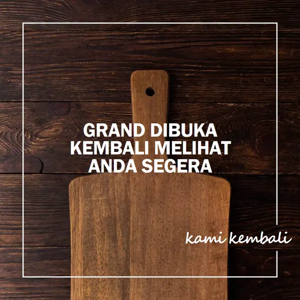Kami kembali brown modern-simple