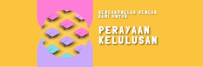 Bergabung dalam perayaan kelulusan yellow whimsical-color-block