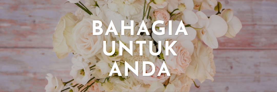 Buket yang menyenangkan purple modern-simple