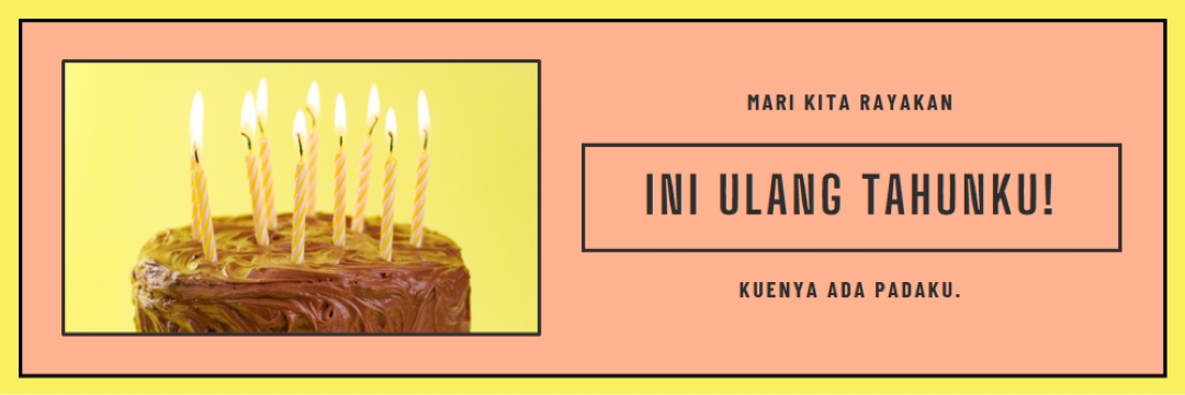 Biarkan mereka makan kue pink modern-bold