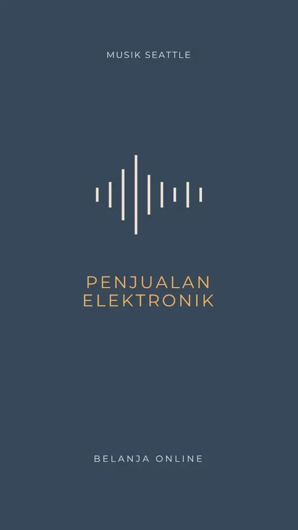 Gelombang suara blue modern-simple