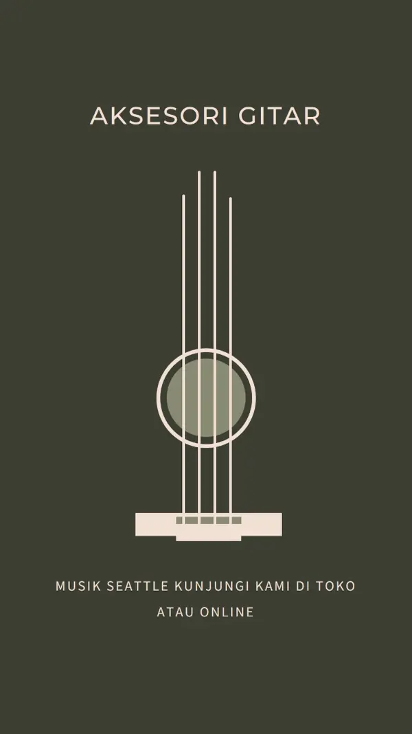 Aksesori gitar brown modern-simple