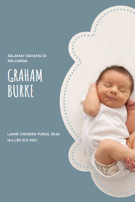 Bayi biru blue modern-simple