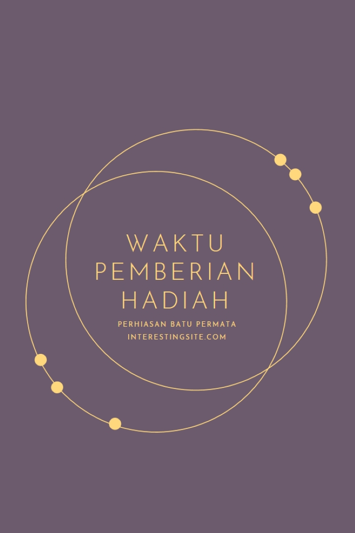 Ini waktu pemberian hadiah purple modern-simple