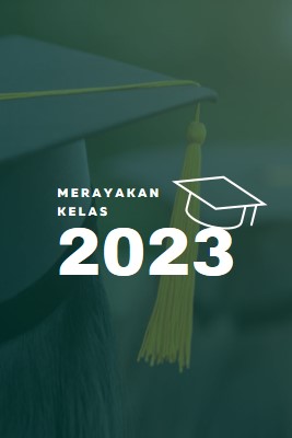 Merayakan kelas green modern-simple