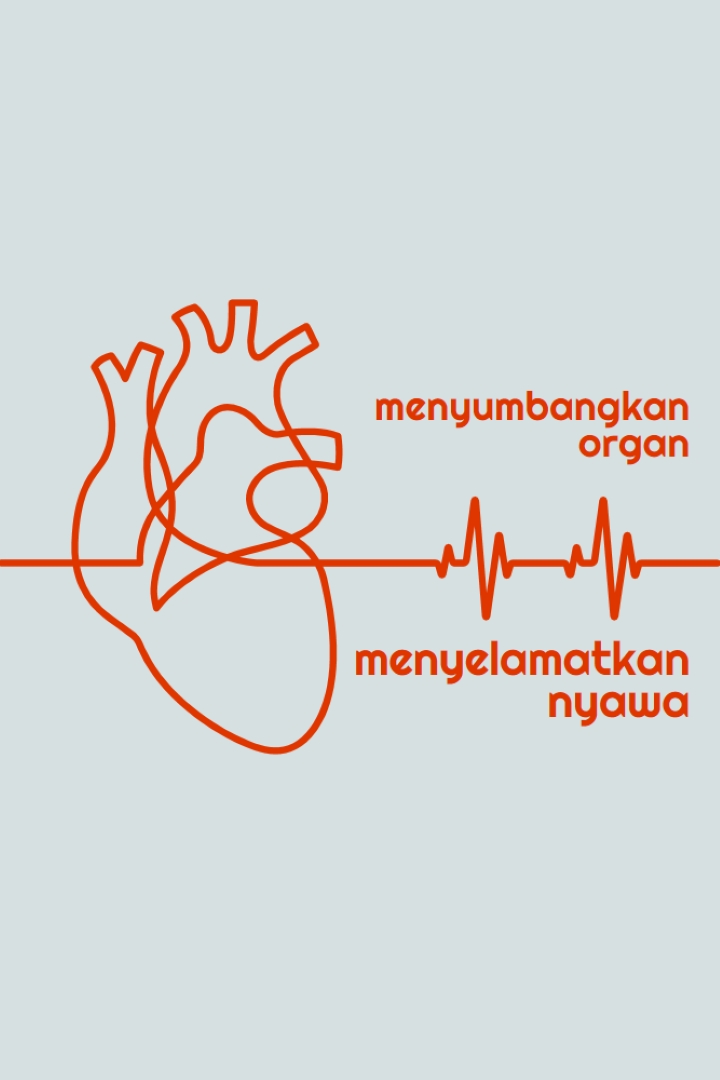 Menjadi donor organ blue whimsical-line