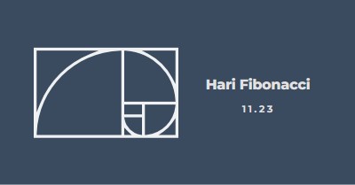 Hari Fibonacci blue modern-simple