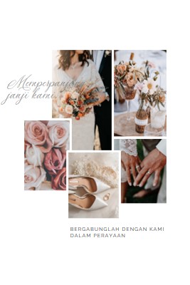 Perpanjangan romantis white modern-simple